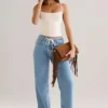 Ailany Modal tank-top med rund hals i elfenben