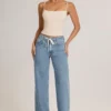 Ailany Modal tank-top med rund hals i elfenben