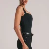 Ayla body med sweetheart-utringning i svart