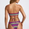 Azure By Oh Polly Badetøy Multiway Bikini Top i Multi Print