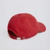 Baseballcap i mørkerød