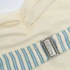 Biarritz Cut-Out Halterneck-badedrakt i blågrønn dobbel stripe