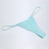 Bosa Broderie Anglaise bikinitruser med snøring i pudderblå