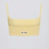 Bralette med firkantet hals i sitron