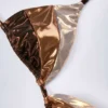 Caleta-bikinibh med paneler i bronse-gull