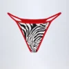 Camogli bikinitruser i sebraprint