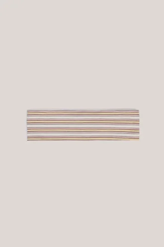Candy Modal ribbet pannebånd i rosa og gul stripe