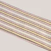 Candy Modal ribbet pannebånd i rosa og gul stripe