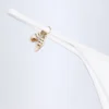 Cebu Charm-Detail bikinitruser i hvit