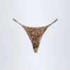 Cebu Charm-detaljert bikinitruse i slangetrykk