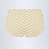 Cerreto mid-rise hotpants i sitrongule striper