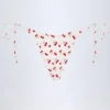 Cove Side-Tie Cheeky bikinitruser i kirsebærprint