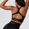 Cut Out Define Luxe sports-BH i svart