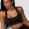 Cut Out Define Luxe sports-BH i svart