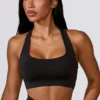 Cut Out Define Luxe sports-BH i svart