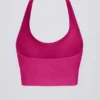 Define Luxe halterneck-sports-BH i Berry