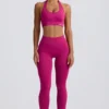 Define Luxe leggings med høy midje i Berry