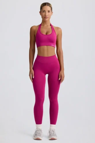 Define Luxe leggings med høy midje i Berry