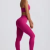 Define Luxe leggings med høy midje i Berry