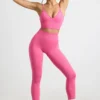 Define Luxe leggings med høy midje i Hot Pink