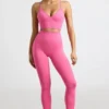Define Luxe leggings med høy midje i Hot Pink