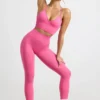 Define Luxe leggings med høy midje i Hot Pink