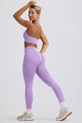 Define Luxe leggings med høy midje i lilla