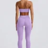Define Luxe leggings med høy midje i lilla