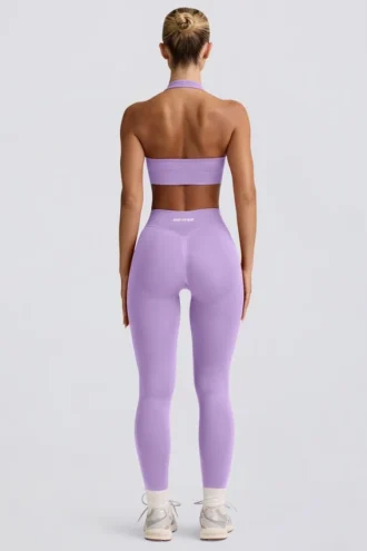 Define Luxe leggings med høy midje i lilla