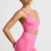 Define Luxe minishorts med høy midje i hot pink