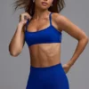 Define Luxe Multiway sports-BH med åpen rygg i Royal Blue
