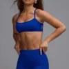 Define Luxe Multiway sports-BH med åpen rygg i Royal Blue