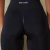 Define Luxe sykkelshorts med høy midje i svart