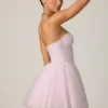 Dottie Tulle Corset Minikjole i Lilac