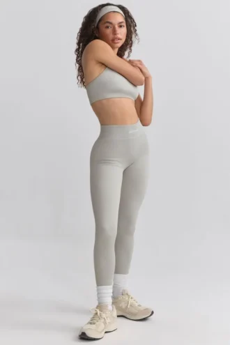 FlexiRib leggings med høy midje i grått