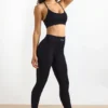 FlexiRib leggings med høy midje i svart
