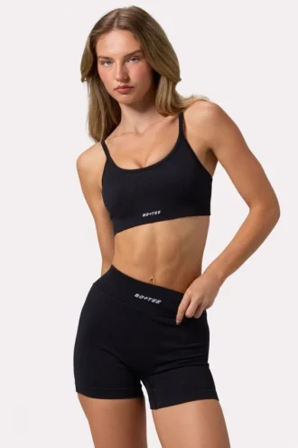 FlexiRib minishorts i svart