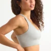 FlexiRib Racerback Sports Bra i grå