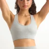 FlexiRib Racerback Sports Bra i grå