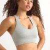 FlexiRib Racerback Sports Bra i grå