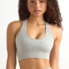 FlexiRib Racerback Sports Bra i grå