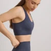 FlexiRib sports-BH med racerrygg i indigo-skifer