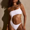 Formentera Cut-Out-badedrakt i hvitt