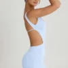 Gaia Cut-Out A-Line minikjole i periwinkleblå