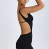 Gaia Cut-Out A-Line minikjole i svart