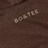 Halterneck-tanktop med åpen rygg i pecan-marmorert