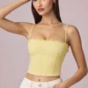 Hania Modal Broderie Anglaise Camisole-top i sitrongul