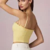 Hania Modal Broderie Anglaise Camisole-top i sitrongul