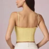 Hania Modal Broderie Anglaise Camisole-top i sitrongul