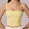 Hania Modal Broderie Anglaise Camisole-top i sitrongul